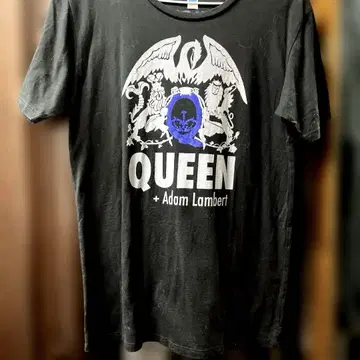 Queen + Adam Lambert 투어 티셔츠 M 사이즈