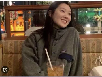 patagonia 파타고니아 플리스 스냅 T 시바타 히카리 착용 M