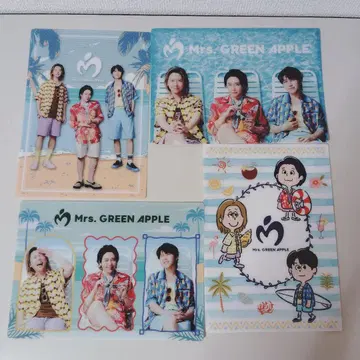 Mrs. GREEN APPLE 비주얼 시트 4종 4매