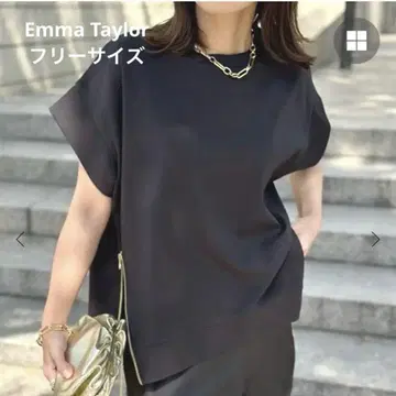styledoor 엠마 테일러 사이드 지퍼 크루넥 풀오버 블랙