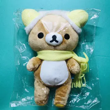 리락쿠마 머플러 모자 포함 봉제 인형