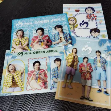 Mrs. GREEN APPLE 비주얼 시트 전 4종 총 4장 세트 컴프