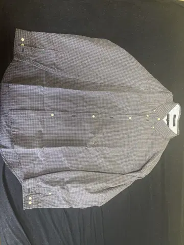 TOMMY HILFIGER 체크 무늬 긴팔 셔츠 XL