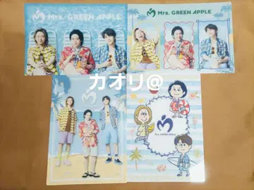 Mrs. GREEN APPLE 오리지널 비주얼 시트 4종 컴프 세트