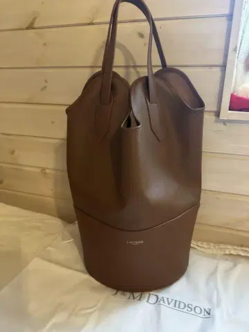 거의 미사용 J&M DAVIDSON RAY BUCKET 라지 브라운