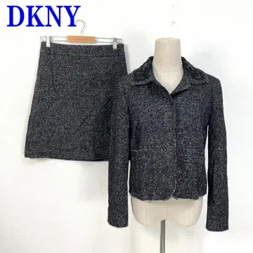 dkny 스커트 정장 세트 울 블랙 그레이 2 C1504