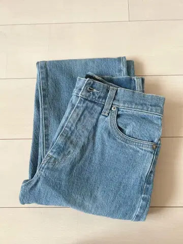 SLOBEIENA LE DENIM 스트레이트 팬츠 34 색스 블루