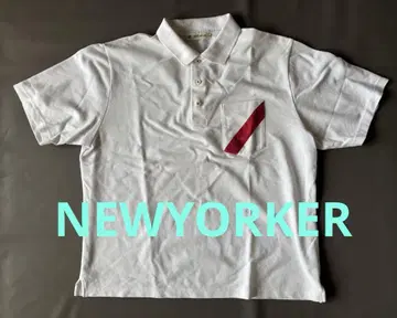 NEWYORKER 뉴요커 화이트 피케 셔츠 L