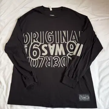 텐더 로인 XL 롱 T 블랙 긴팔 티셔츠
