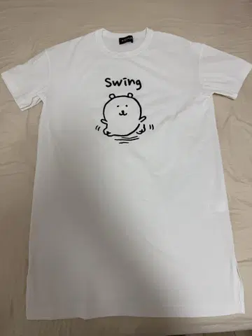 새상품급 나가노의 곰 T셔츠 원피스
