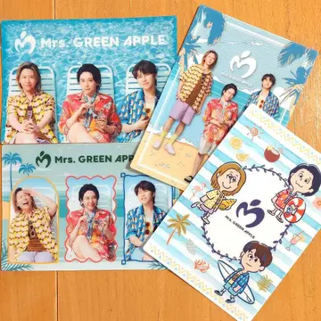 Mrs. GREEN APPLE 미세스 로손 한정판 비주얼 시 4종