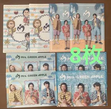 로손 한정판 오리지널 비주얼 시트 [Mrs. GREEN APPLE] 8장