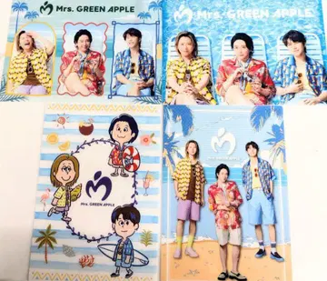 Mrs. GREEN APPLE 비주얼 시트 4매 세트