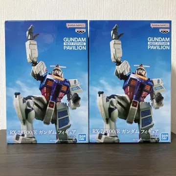 기동전사 건담 RX-78F00/E 피규어 2개 남코 한정판 오사카 엑스포