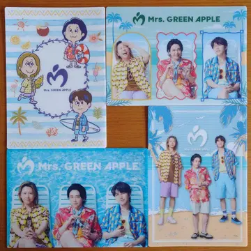 Mrs. GREEN APPLE 오리지널 비주얼 시트 전 4종 세트
