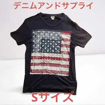 데님 앤 서플라이 (DENIM&SUPPLY) 패치 장식 반팔 티셔츠 S