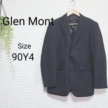 Glen Mont 블랙 테일러드 자켓 90Y4