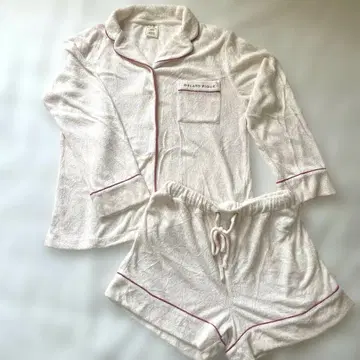 젤라또피케 셋업 파일 원단 핑크