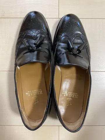 Regal 리갈 블랙 로퍼 고품질 25.5