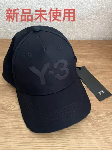 정품 Y-3 로고 자수 캡