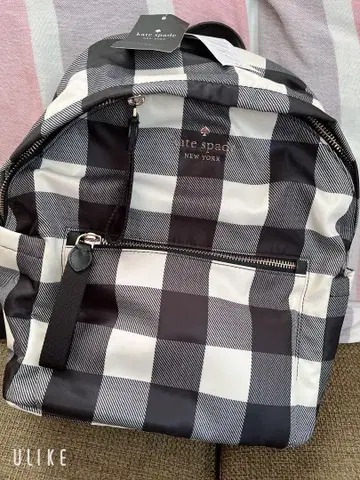 kate spade 체크 무늬 백 택 포함
