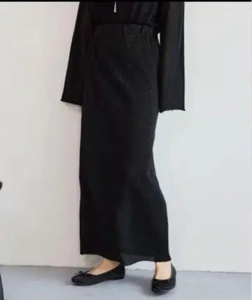 스커트 라메 컷 스커트
