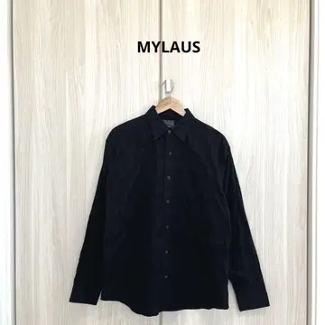 MYLAUS 셔츠 블랙 남성용 L 사이즈