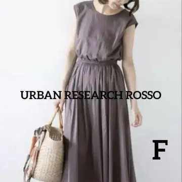 URBAN RESEARCH ROSSO 허리 절개 원피스 인도 면 여름