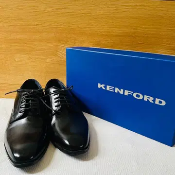 KENFORD 블랙 가죽 드레스 신발 24.5cm