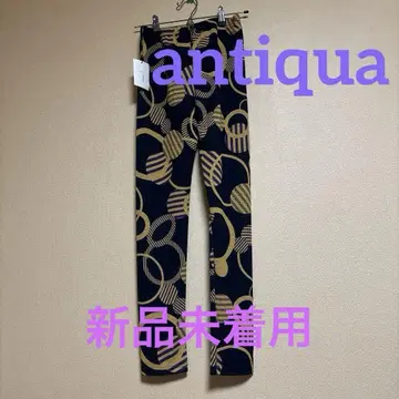 antiqua 레트로 기하학 패턴 레깅스 택 포함 새상품 네이비 Free