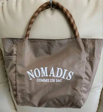 미사용 새상품 NOMADIS SAC 2 리버서블 미니 토트백 베이지