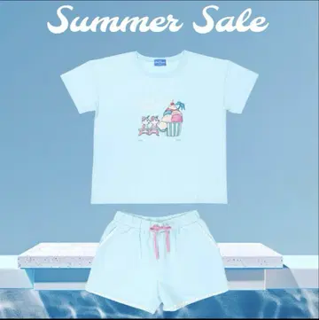 M 사이즈 디즈니 SUNNY SUNNY SUMMER 여름 룸웨어