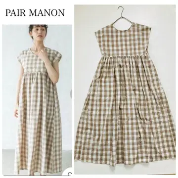 PAIR MANON 페어 마논 체크 원피스 마마 사이즈 시밀러룩
