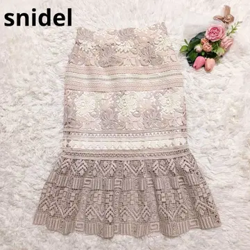 snidel 레이스 머메이드 스커트
