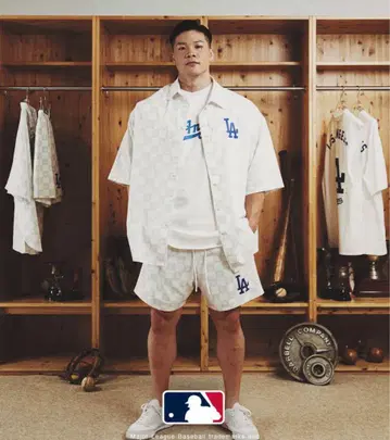 LYFT MLB SHIRT&SHORTS DODGERS 셋업