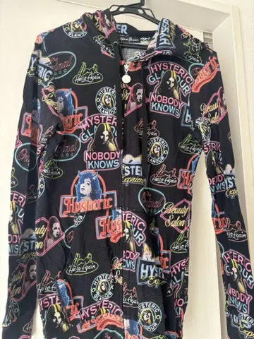 Hysteric Glamour 컬러풀 로고 후드티