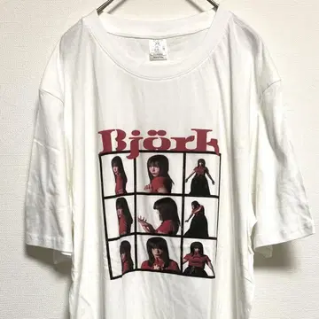 티셔츠 빈티지 비요크 Bjork 밴딩 티 무비 티 XL