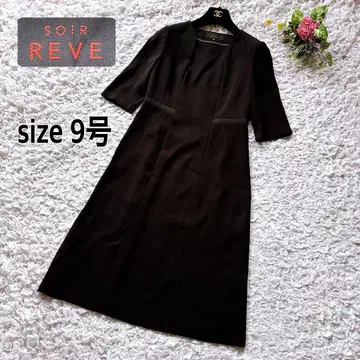 도쿄 소와르 원피스 앞 지퍼 관혼상제 블랙 포멀