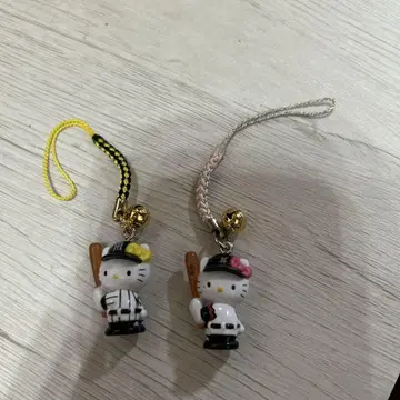 지역 한정 키티 키링 지바 롯데 마린스 한신 타이거즈 방울 포함 넷츠케