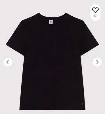 쁘띠 바토 반팔 티셔츠 M 블랙