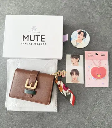 BTSV 테테 아티스트 메이드 MUTE 지갑 지갑 [개봉 완료]