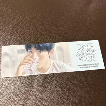 nct wish one summer wish 사진전 유우시 티켓