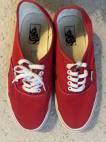 Vans 레드 스니커즈