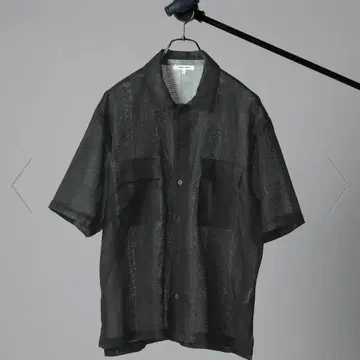 GROBAL WORK 쾌적 썸머 셔츠 시스루 287595