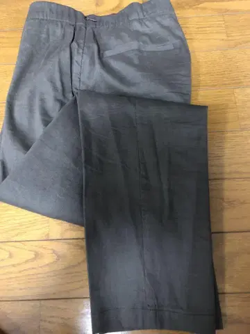띠어리 럭스 린넨 팬츠 40 브라운