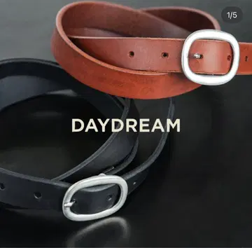 DAYDREAM 가죽 벨트 브라운