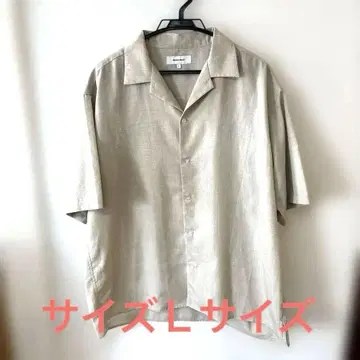 #MONO-MART 반팔 셔츠 L 베이지