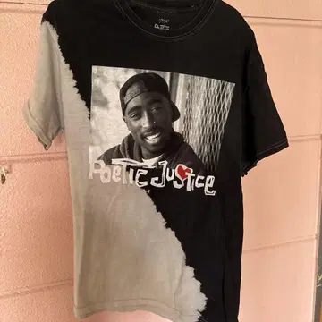 US 구제 의류 티셔츠 Poetic Justice 2팩 tupac