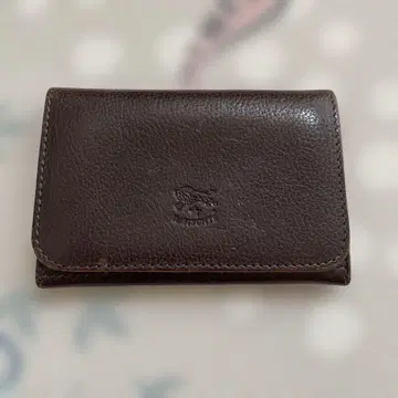 일비종떼 카드 케이스 짙은 갈색