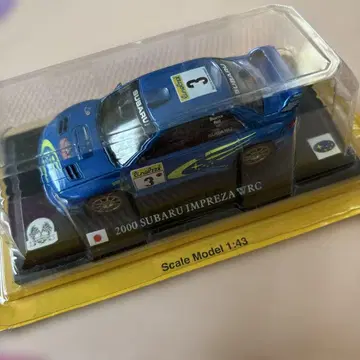 2000 SUBARU IMPREZA WRC 미니카 1:43